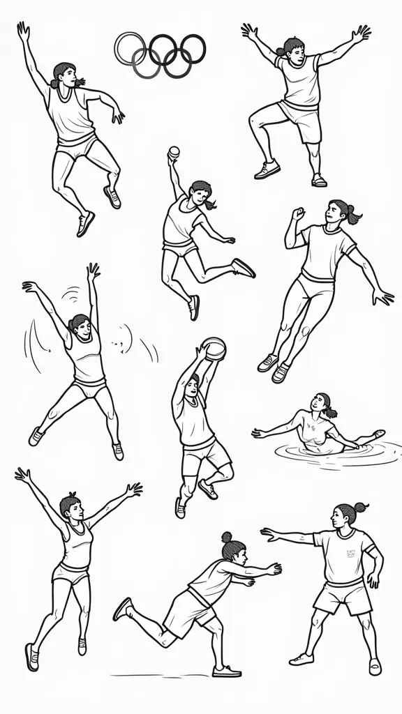 olympic coloring pages printable